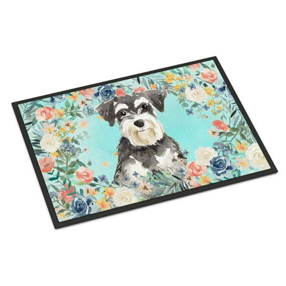18 x 27 in. Schnauzer No.2 Indoor or Outdoor Mat