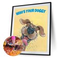 thumbnail image 2 of Cuadros Decorativos Kit de pintura de diamante 5D Perro de dibujos animados Full Square Drill DIY Art (ZQF8378) Likrtyny embutido en tela, 2 of 6