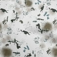 thumbnail image 1 of oneOone Cotton Silk Dark Green Fabric Abstract Sewing Material Print Fabric By The Yard 42 Inch Wide, 1 of 5