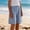 Blue, variant on Babcutegg Girls' Casual Cotton Linen Shorts with Multi Pockets High Waist Clothes Black Size 7