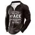 thumbnail image 1 of YDLCAFD Chemise à Manches Longues Imprimée Mode Décontractée pour Hommes Noël Automne Col Rabattu, 1 of 2