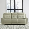 thumbnail image 4 of Carrington Baja Stone Power Reclining Sofa - Off White, 4 of 4