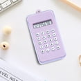 thumbnail image 4 of Lunxisen 4 Pcs Mini Cute Handheld Calculator For Students And Offices Portable Keychain Computer Essential Tool, 4 of 8