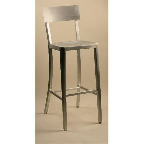 Alston Quality AC383-24 Melanie Aluminum Stool 24 in. H