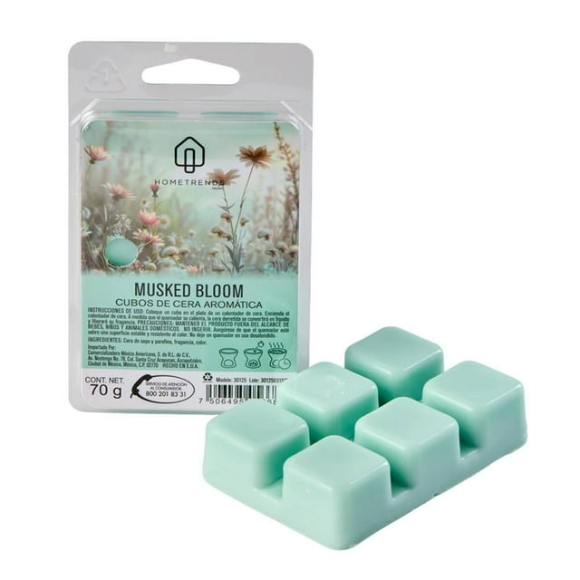 Cubos de Cera Hometrends Musked Bloom Aroma 70 G