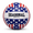 Patriotic, variant on Seasonal Supply Co. Premium Volleyball Official Size/Weight Assorted Colors
