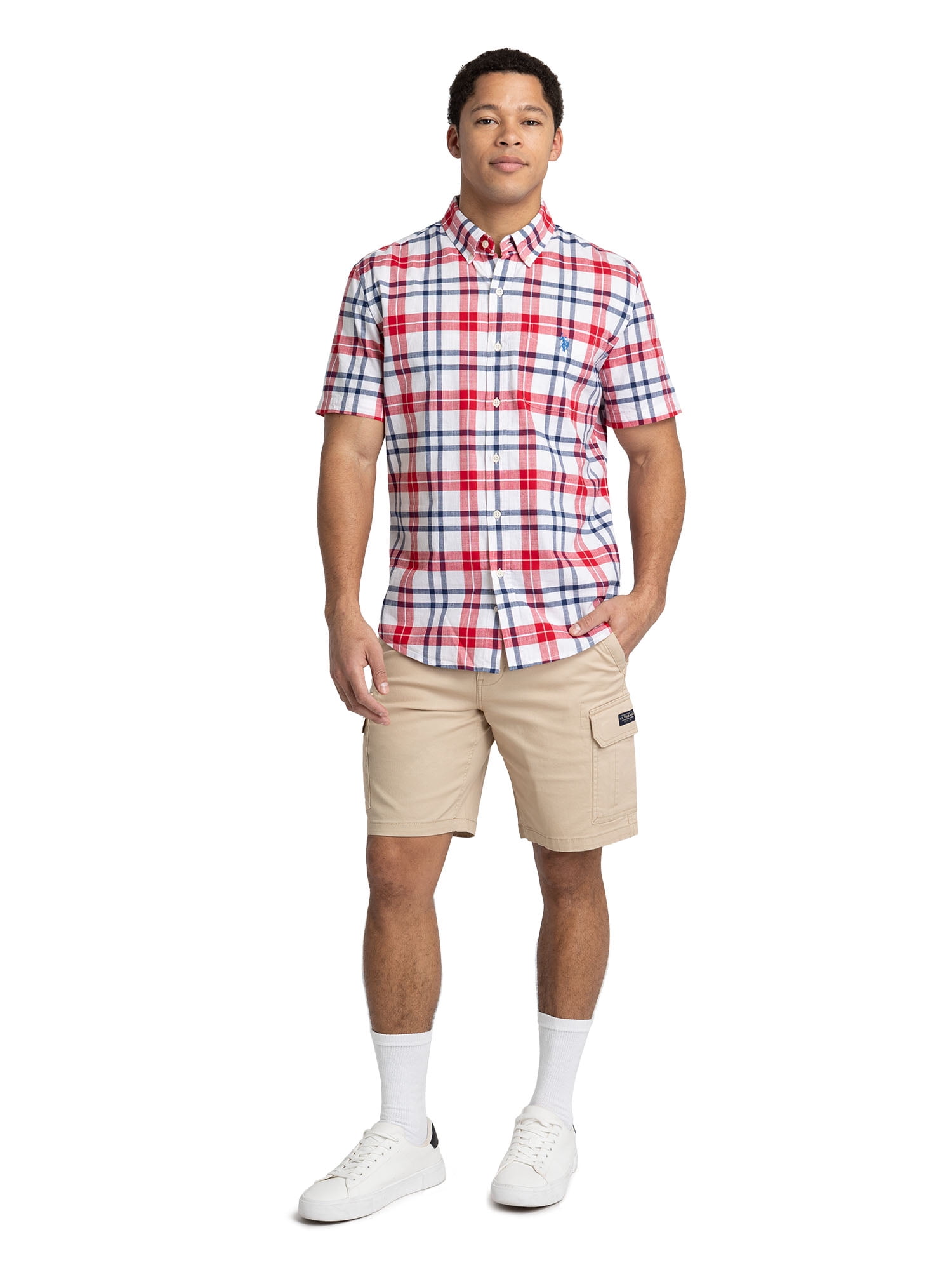 U.S. Polo Assn. Men's Short Sleeve Buttondown Shirt