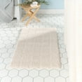 thumbnail image 3 of TOWN & COUNTRY EVERYDAY Ultra Plush Solid Tufted Windowpane Bath Mat, Soft and Absorbent Tufted Floor Mat, Non-Slip Backing, Machine Washable, Beige, 20"x32", 3 of 13