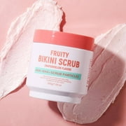 Mooyam Bikini Area Exfoliating Body Scrub, Skin Moisturizing, Smoothing, Even Skin Tone Brightening Body Scrub for Bikini Underarm Area 7.05oz
