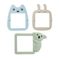 thumbnail image 3 of Langgg Switch Sticker Cartoon Luminous Light Switch Decal Washable Animal Shape Decoration Wall Poster, Blue, 3 of 6