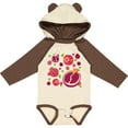 thumbnail image 3 of Inktastic Pomegranate Fruit Party Boys or Girls Long Sleeve Baby Bodysuit, 3 of 5