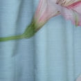 thumbnail image 4 of Designart 'Blooming Rose On Blue' Traditional Curtain Panel, 4 of 5
