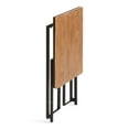 thumbnail image 5 of Kate and Laurel Lockridge Modern C-Shape End Table, 19 x 12 x 27, Rustic Brown and Black, Decorative Minimalist Accent Table for Storage and Display, 5 of 9