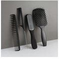 thumbnail image 1 of 4Pcs Paddle Hair Brush Set AntiStatic Fast Detangling for Thick Curly Straight Hair Black, 1 of 4