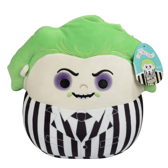 Squishmallows Original 10-Inch Beetlejuice - Official Jazwares 2026 Plush - Collectible Large Soft & Squishy Beetlejuice Figure, Stuffed Animal Toy- Gift for Kids, Girls & Boys