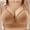 Khaki B, variant on Samickarr Wireless Support Bras for Women Full Coverage Gathered Push Up Lingerie Minimizer Bras Thin Breathable Adjustable Beauty Back Daily Underwear Bralettes