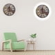 thumbnail image 2 of 1 PC Mute Wall Clock Retro Wall Reloj Europe Style Wall Clock Decor, 2 of 8