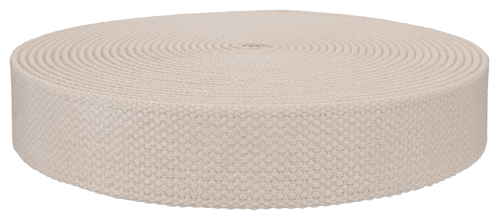 1 1/4 inch Natural Heavy Cotton Belt bing Closeout, 10 Yards