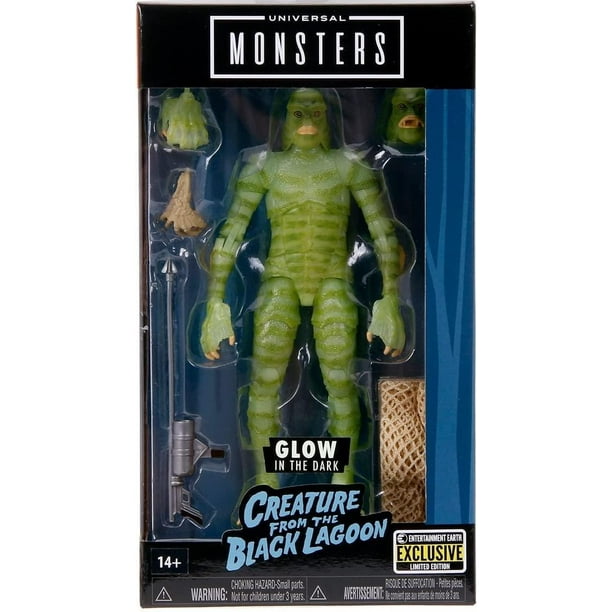 Universal Monsters Criature from The Black Lagoon Glow-in-The-Dark. Figura de acción Universal Monsters 1