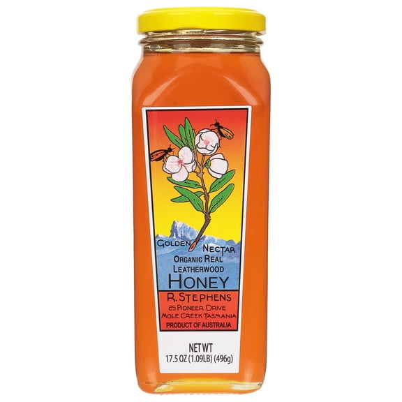 Golden Nectar Real Leatherwood Honey 17.5 oz