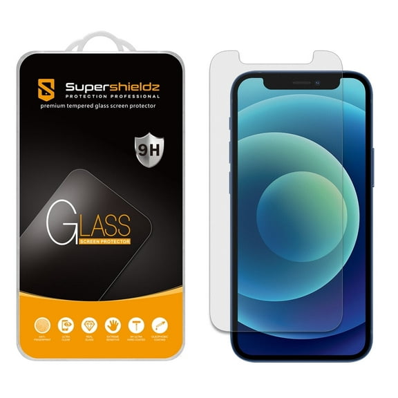 (2 Pack) Supershieldz for Apple iPhone 12 Mini (5.4 inch) Anti-Glare (Matte) Tempered Glass Screen Protector, Anti-Scratch, Bubble Free