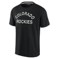 thumbnail image 2 of Unisex Fanatics Black Colorado Rockies Elements Super Soft Short Sleeve T-Shirt, 2 of 3