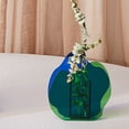 thumbnail image 4 of Jarrón de flores acrílico, decoración novedosa, arte decorativo, maceta para el hogar, la oficina, la boda Verde, 4 of 8