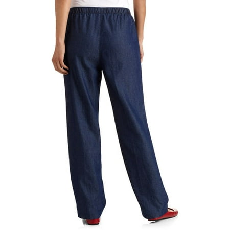 White Stag - Women's Elastic Waistband Woven Pull-On Pants available in Regular and Petite