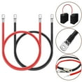 thumbnail image 3 of 12V 2AWG Battery Connection Cable Copper Wire with Terminal For Car Battery, 3 of 11