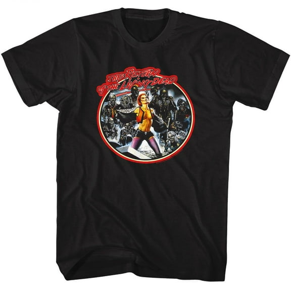 The Return Of The Living Dead Trash Circle Black T-Shirt