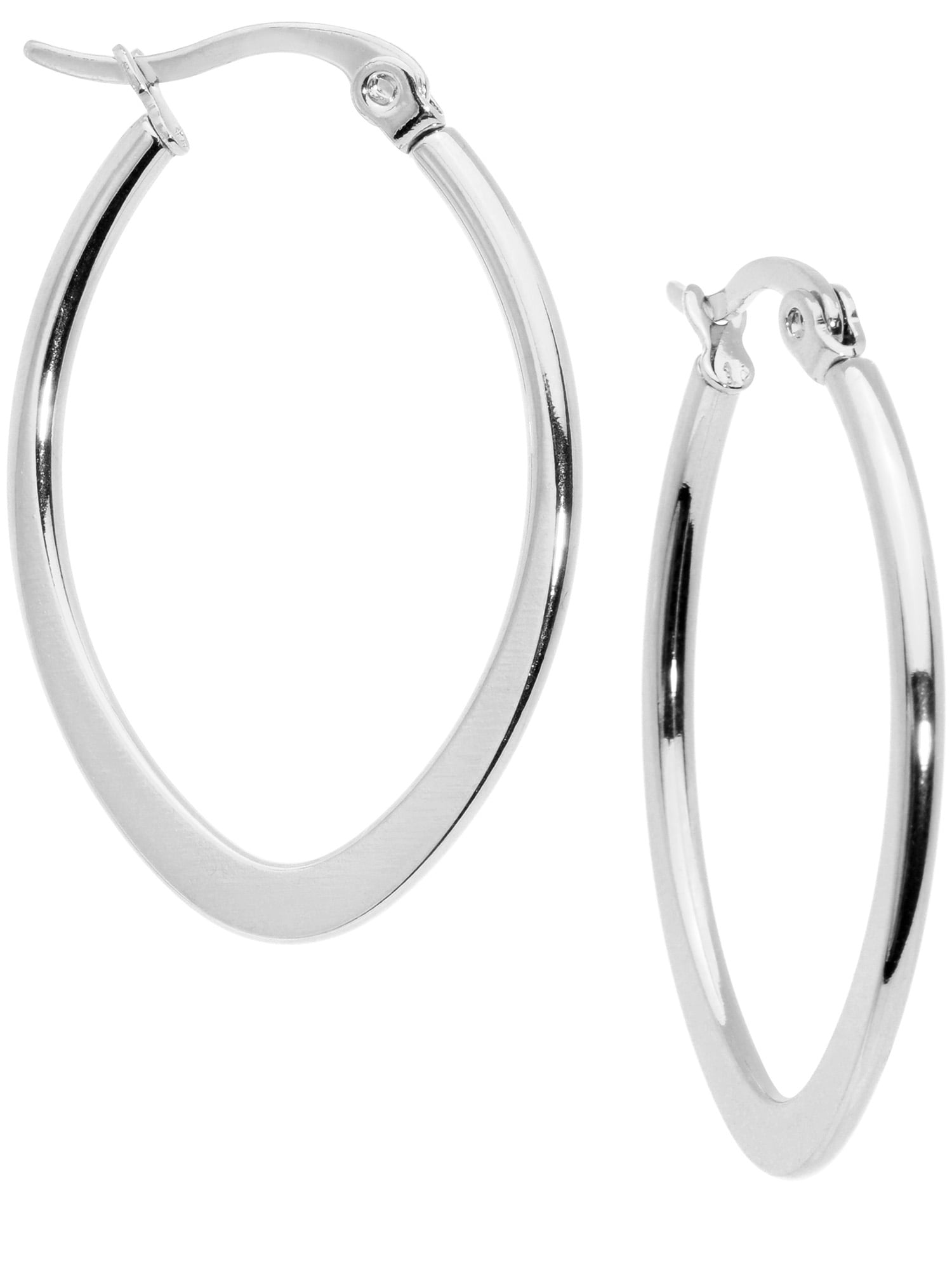 Body Candy Fashion Earrings for Women 30mm 316L Stainless Steel Oval