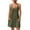 Army Green, variant on Ekouaer Nightgowns for Women Cotton Sleepwear Adjustable Spaghetti Strap Sleepshirt Racerback Sleep Dress with Pockets