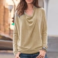 thumbnail image 4 of ZSQDM V Neck Pullover Sweater Women WoMen's Pullover Sweater Ladies 2025 New Gradient Tie Dye Printing Trend WoMen's Acrylic Sweater(L）, 4 of 4