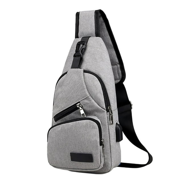 Bolso minimalista para el pecho para hombre, bolso bandolera europeo y moderno