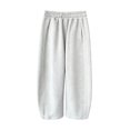 thumbnail image 3 of XINXIAOO Unisex Boys Girls Sweatpants Active Fit Elastic Waist Jogger Sweatpants with Pockets Boys Athletic Pants Grey Pants Toddler Joggers Size 13-14 Years, 3 of 9