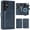 Blue, variant on 3 in 1 Wallet Case for Galaxy S26 Ultra,Detachable Back Cover & Cards Holder Compatible with Mag-safe Shockproof RFID Blocking Stand Phone Case for Samsung Galaxy S26 Ultra, Brown