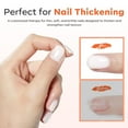 thumbnail image 4 of modelones Milky White Rubber Gel Base Coat, 6 in One Builder for Strengthen Apex Building Extension Long Lasting Protect Color Based Gel Polish Manicure for Fragile Nails Art Home Salon, 4 of 9