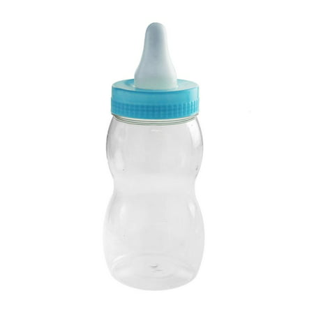 Plastic Baby Milk Bottle Coin Bank, 10-Inch, Light