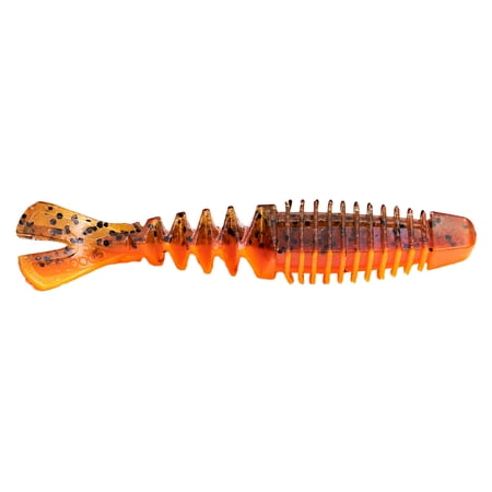 Googan Baits Happy Trailer 4 - Flamin Hot Multi-Cut Fishing Lure