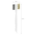 thumbnail image 2 of WRISTBIQUE White Stove Cleaning Brush with Hard Bristle for Gas Stove and Ceramic Tile Gaps, 2 of 8