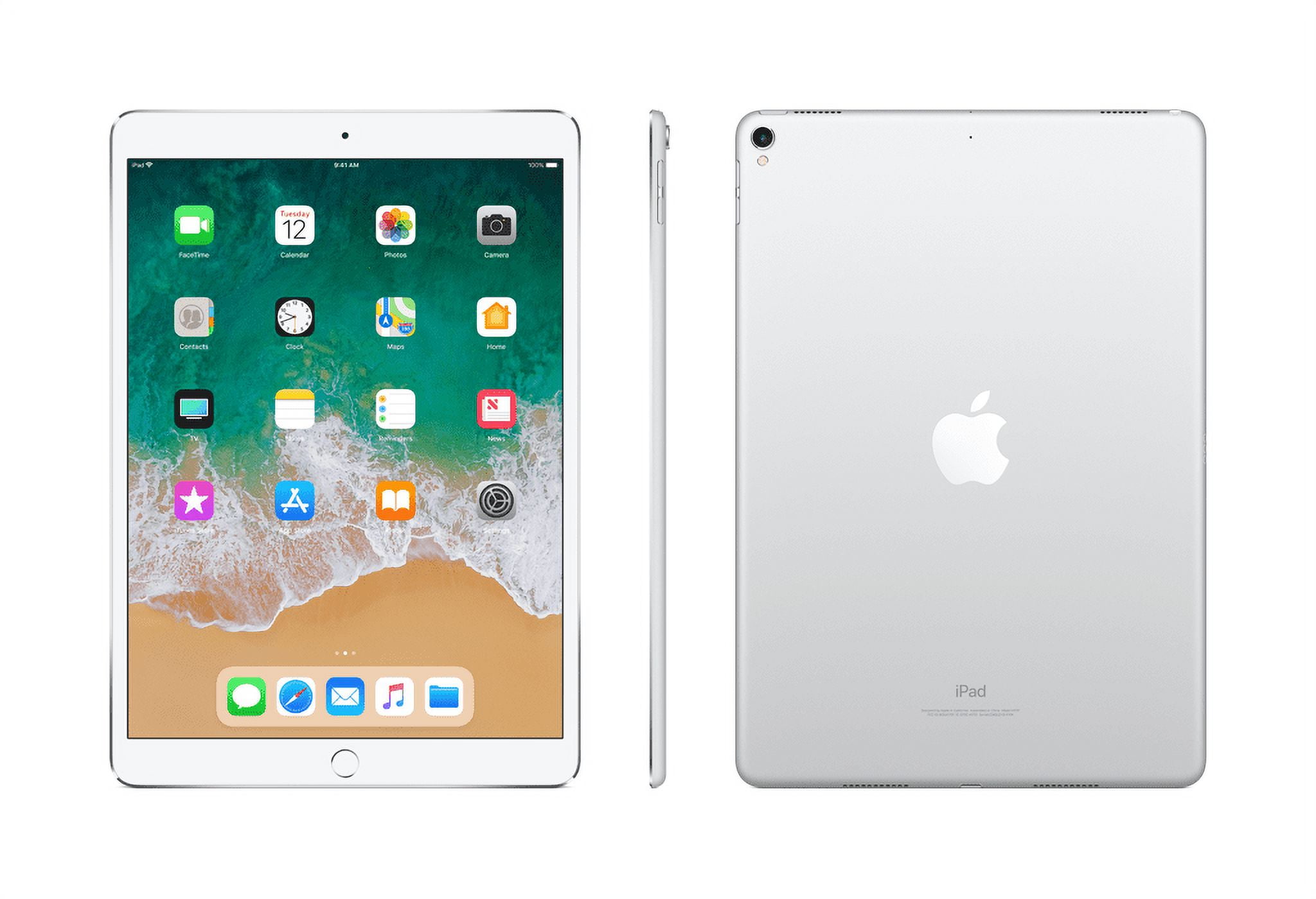 Restored 2017 Apple 10.5-in iPad pro Wi Fi+Cellular 64 GB Silver (Refurbished)
