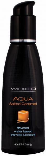 Aqua Salted Caramel Flavored H2O-Based Intimate Lube 2 Oz