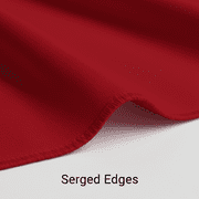 AK-Trading 60 x 102-Inch Rectangular Polyester Tablecloth - Red
