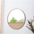 thumbnail image 4 of Round Wood Mirror, Wall Mirror Decorative Mirror, Nature Bathroom Vanity Mirror, 4 of 9