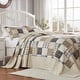 thumbnail image 6 of Greenland Home Fashions Oxford Cotton Bedspread Set, Reversibe, Jumbo Sized, 3-Piece Queen, Taupe, 6 of 9