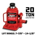 thumbnail image 2 of Powerbuilt 20 Ton Shorty Bottle Jack - 647504, 2 of 7