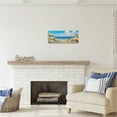 thumbnail image 2 of Stupell Industries Cloudy Beach Painting Nature Painting Gallery Wrapped Canvas Print Wall Art, 24 x 10, 2 of 7