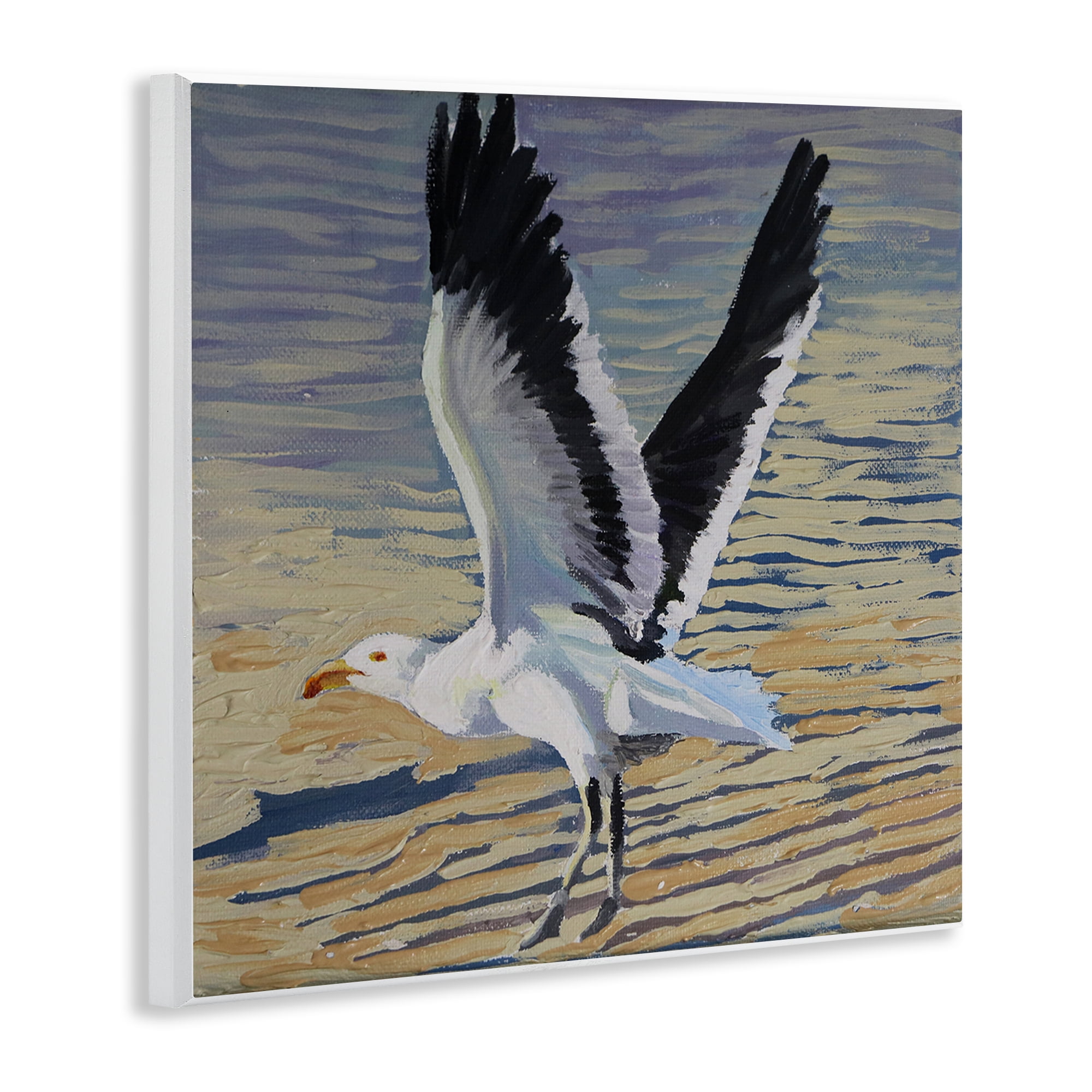 Stupell Industries Seagull Taking Flight Wall Plaque Art, design by Violeta Vollmer