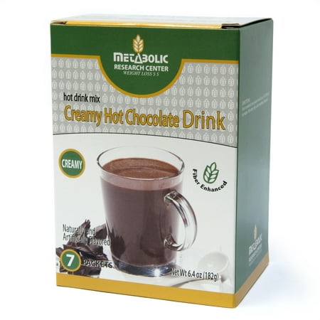 Metabolic Research Center Creamy Hot Chocolate Protein Drink, 15g Protein, 0g Sugar, 7 Powder (Best Way To Drink Protein Powder)