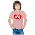 thumbnail image 4 of MKOSPLRT Kids Canadian Boys Girls T Shirts Canada Day Cute Maple Leaf Print Short Sleeve Crewneck Tee Tops Loose Comfy Shirts Clothes, 4 of 5